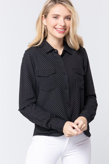 3/4 Roll Up Sleeve Shirt