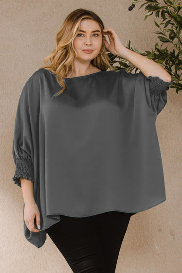 Oversized Boatneck Blouse