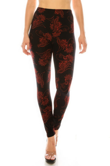 Printed High Waist Leggings