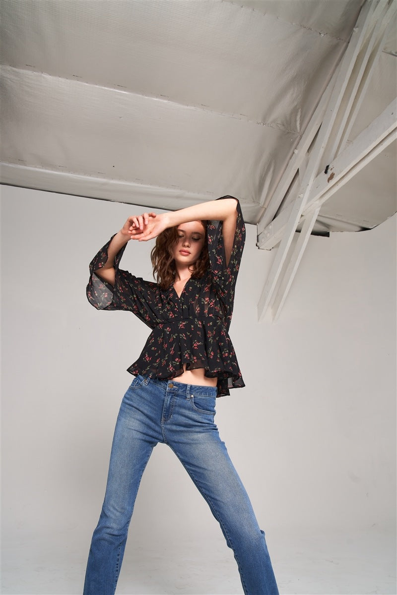 High Waisted Skinny Boot Jeans