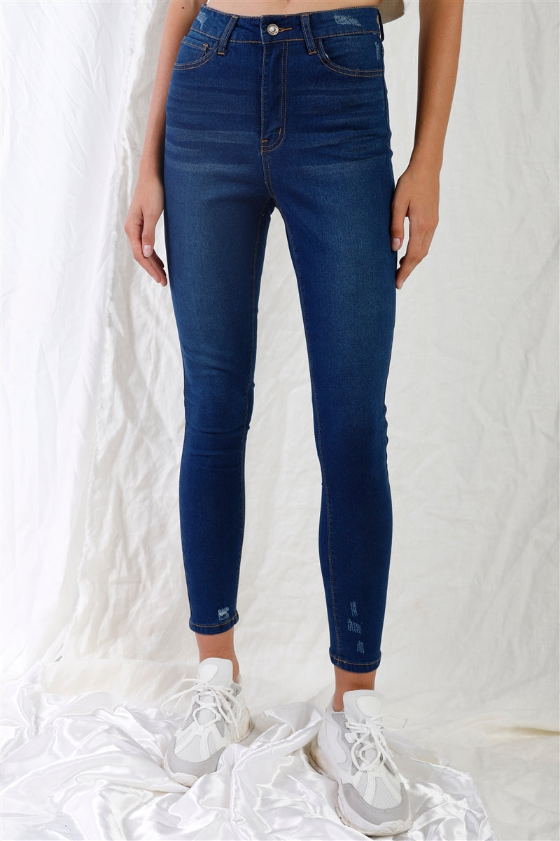 High-waisted Skinny Denim