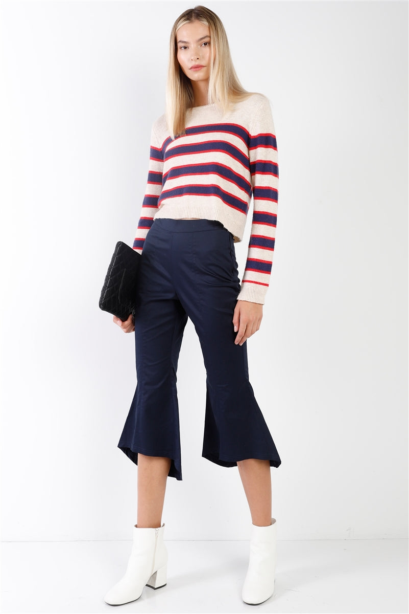 High Waisted Retro Flare Pants