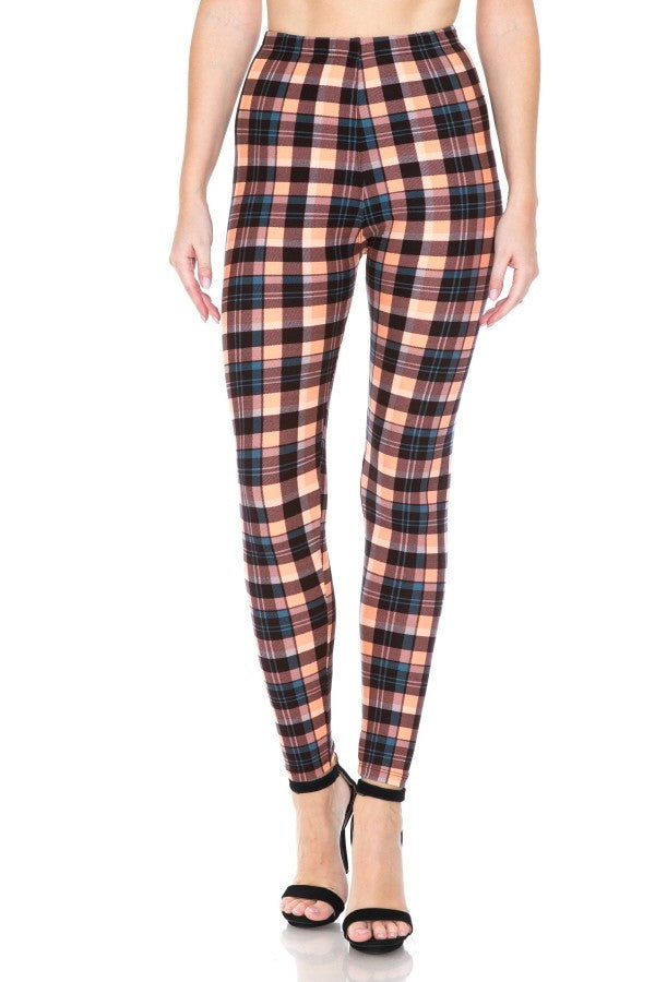 Multi Print High Waist Leggings