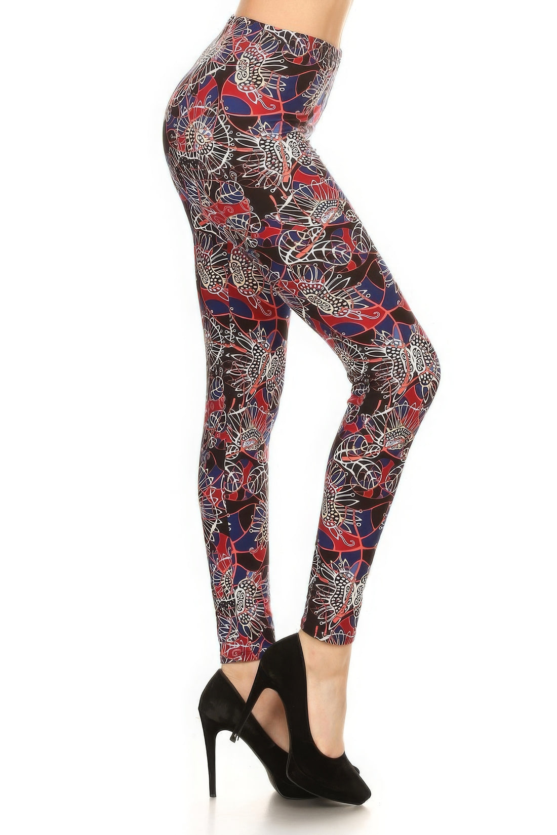 Floral Print High Waist Leggings