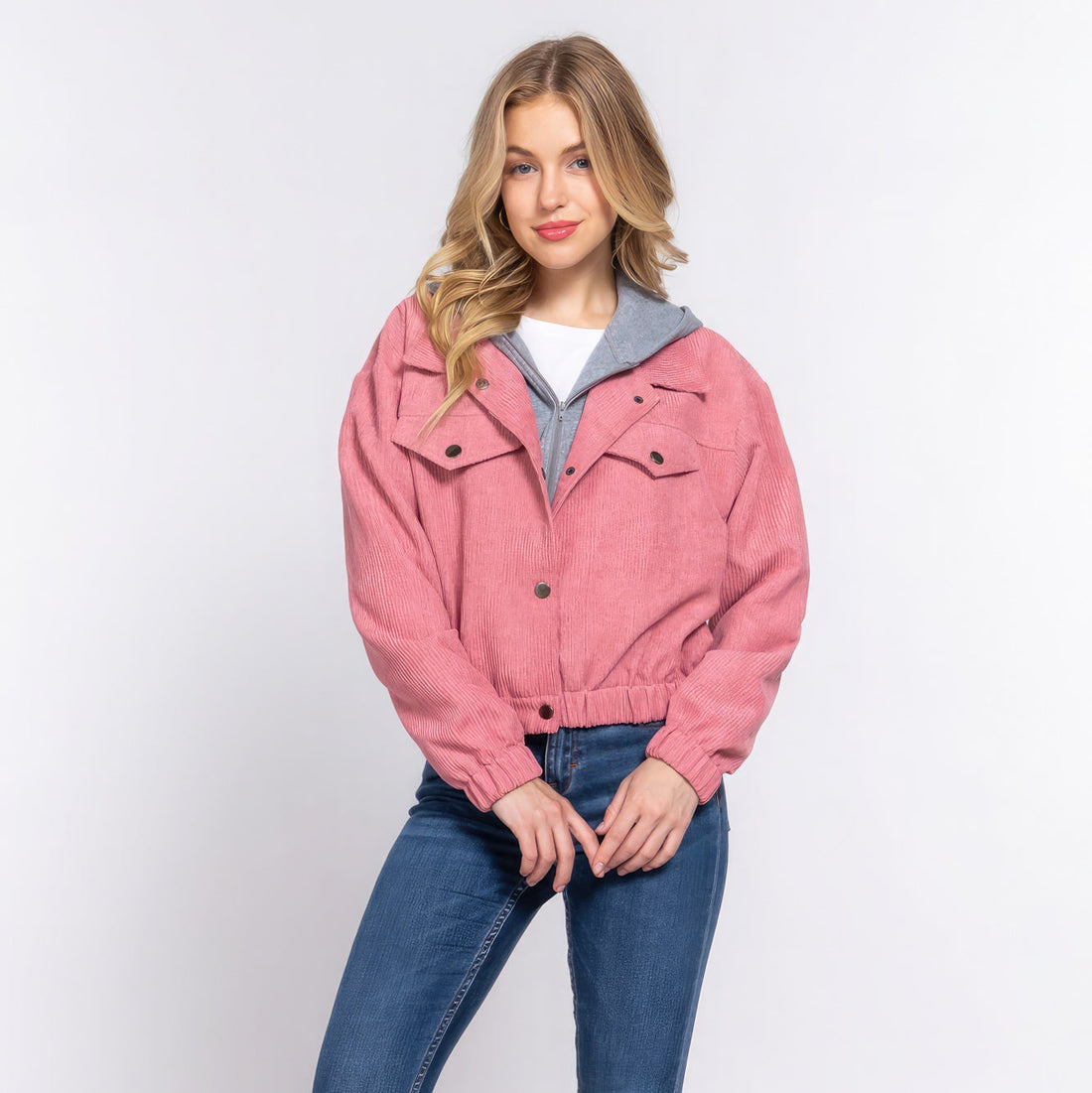 Pink Hoodie Jacket