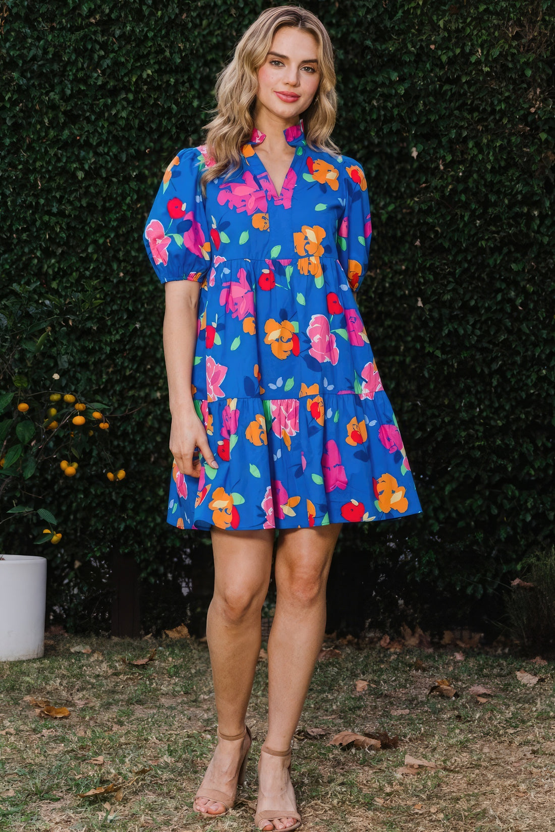 Tiered Mini Dress