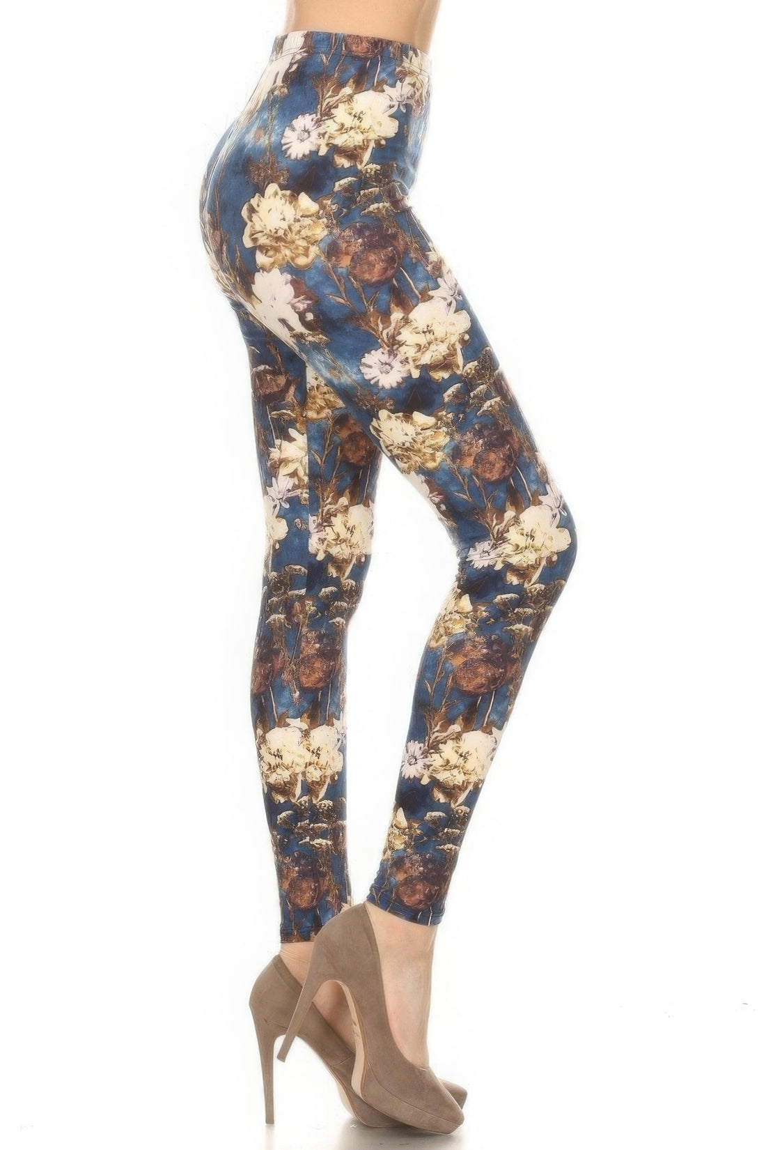 Floral Print High Waist Leggings