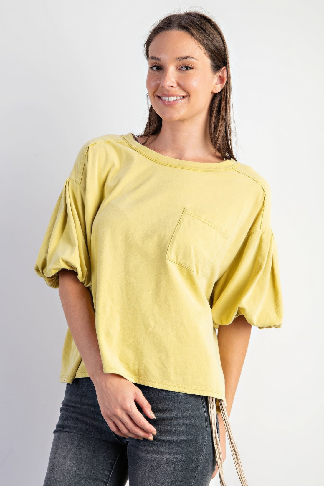 Dropped shoulders Top