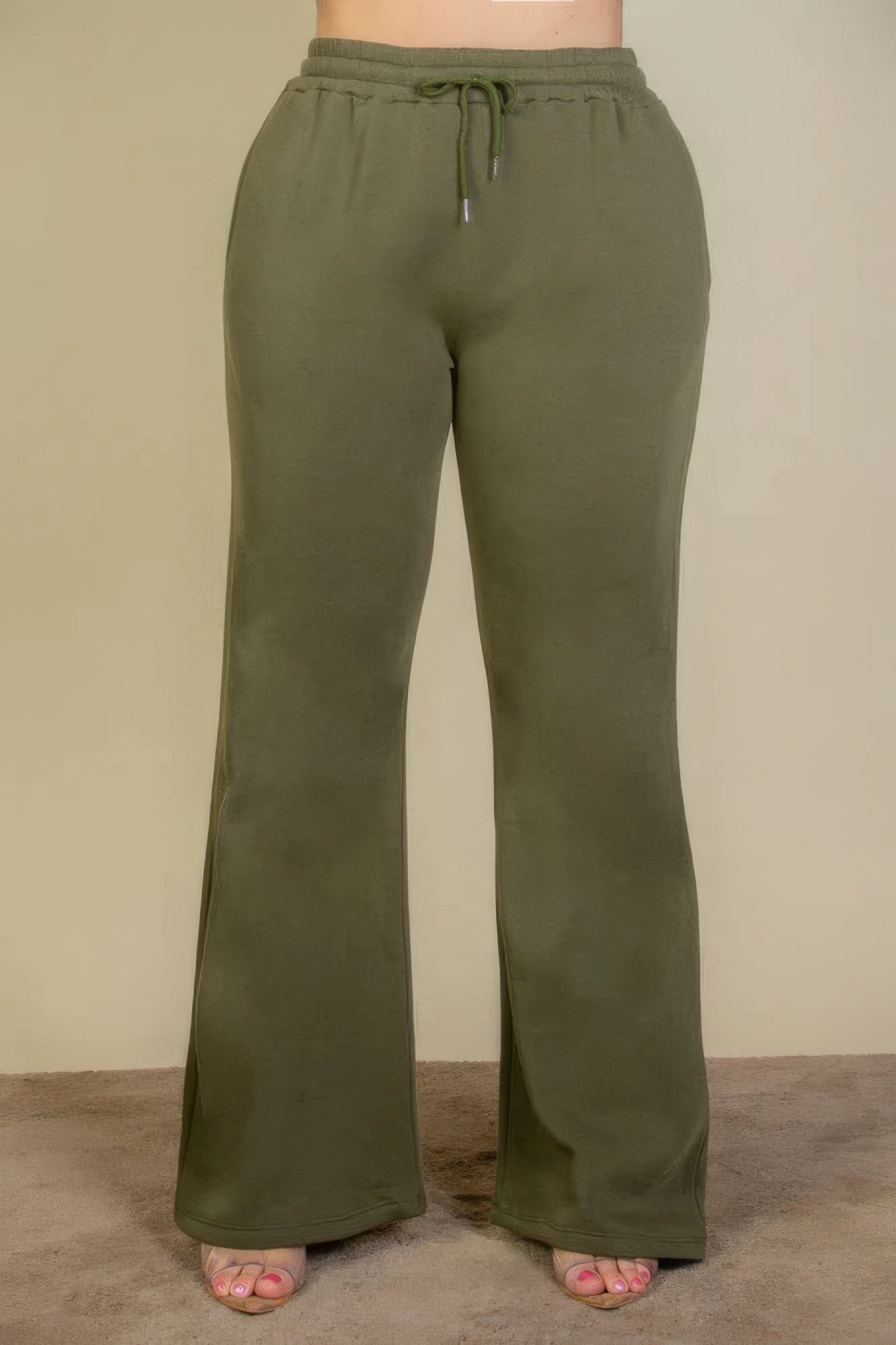 Olive Green Plus Size Sweatpants