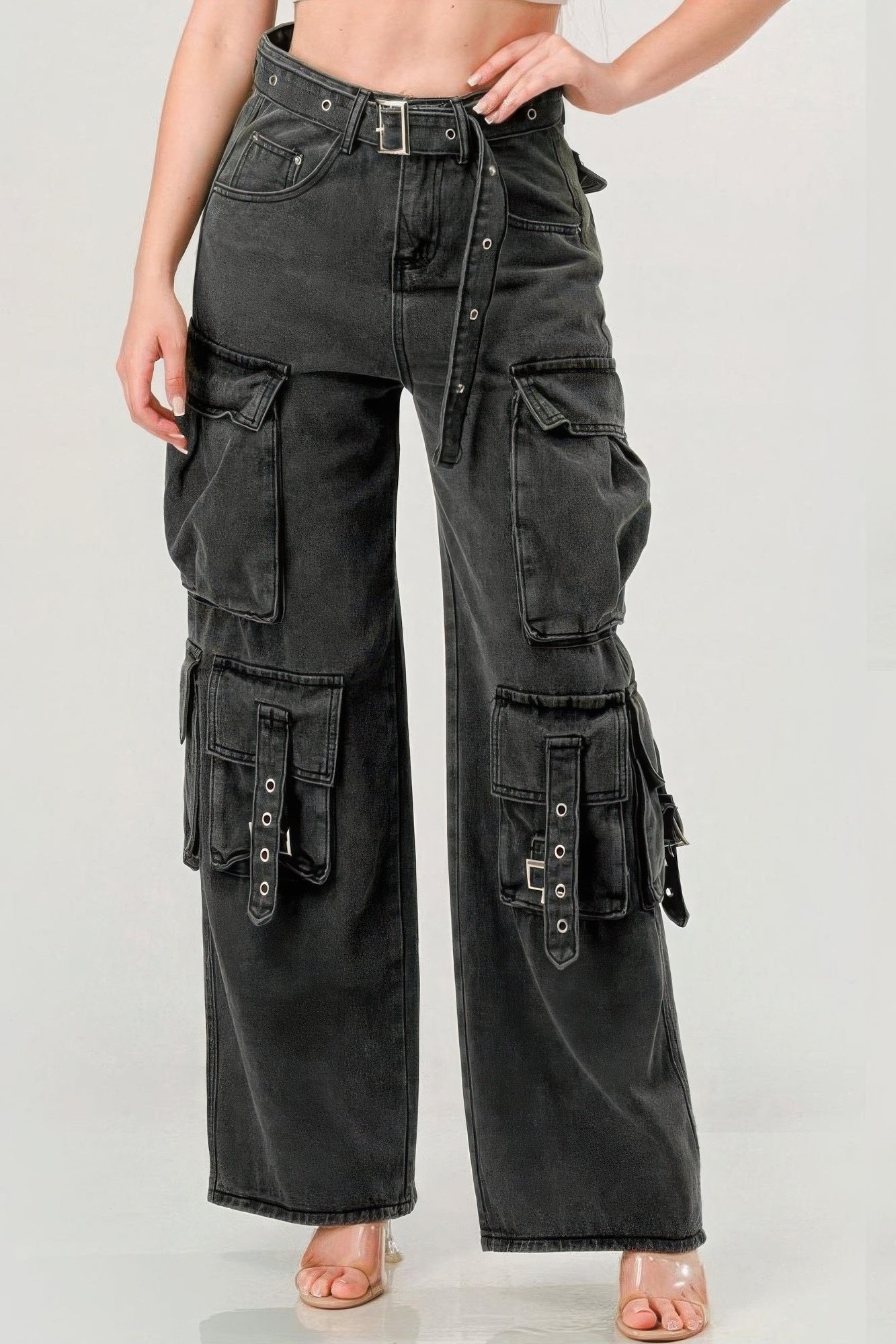 Belted Cargo Jean
