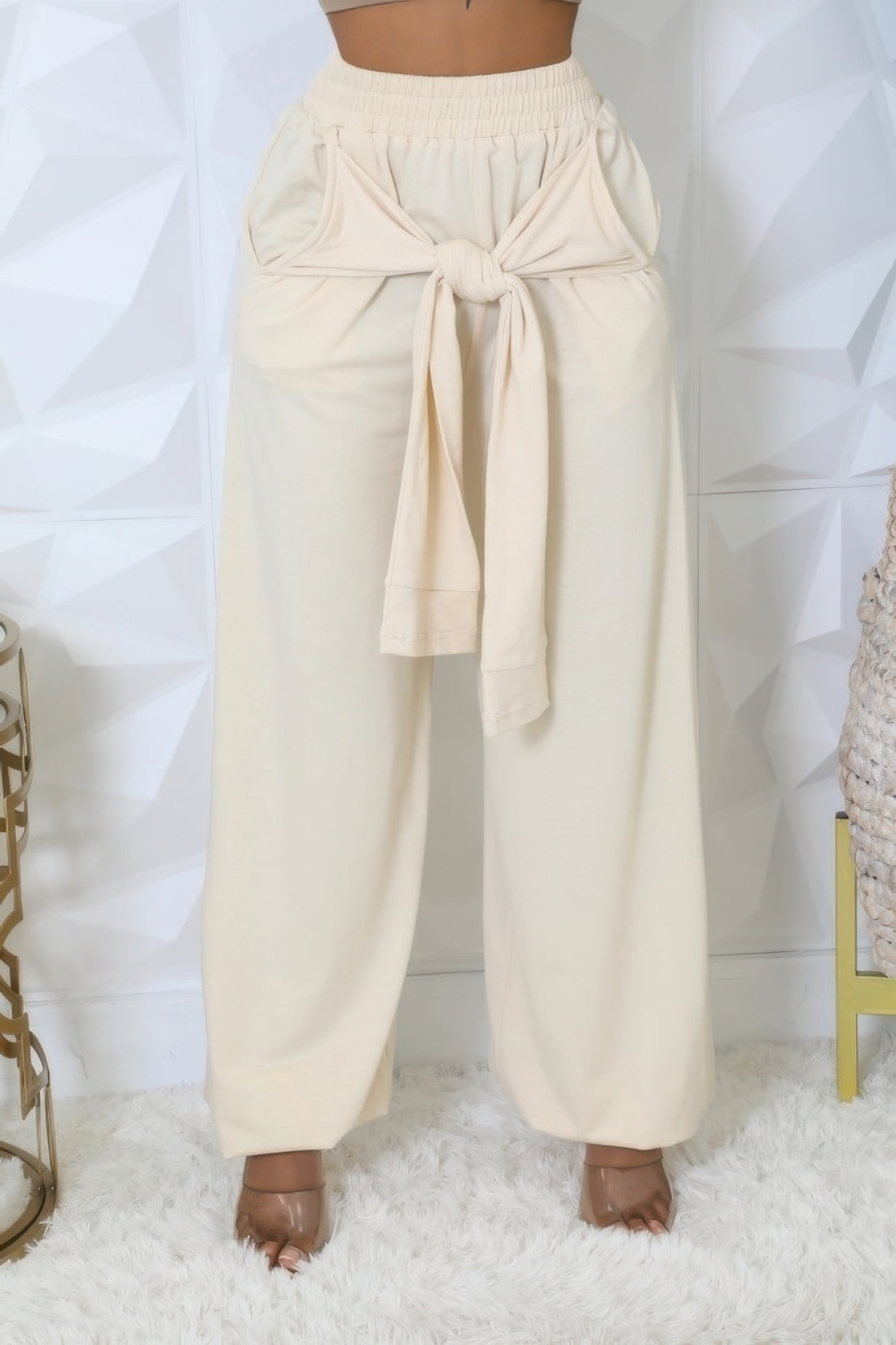 High-waist Stretch Pants