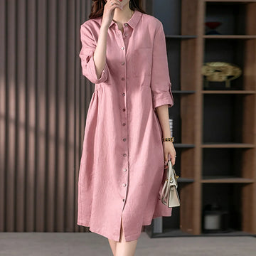 Button Up Shirt Dress